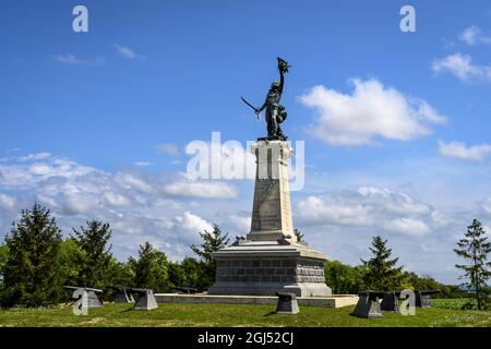 France. Marne (51). Valmy. Banque D'Images