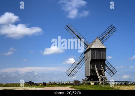 France. Marne (51). Valmy. Le moulin de Valmy, sur le site de la bataille (1792) Banque D'Images