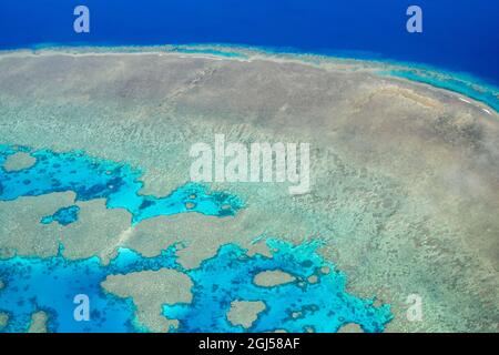 Survolant l'une des merveilles naturelles du monde Banque D'Images