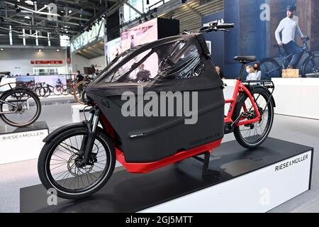 Munich, Allemagne. 07septembre 2021. Cargo à la foire de Muenchen Riem IAA Mobility de 07.09.-12.09.2021 à Muenchen. Credit: dpa/Alay Live News Banque D'Images