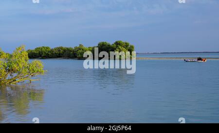 Une belle plage Al Dhakira - Al Khor - QATAR Banque D'Images