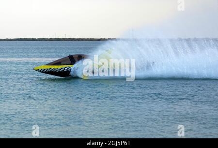 Une belle plage Al Dhakira - Al Khor - QATAR Banque D'Images