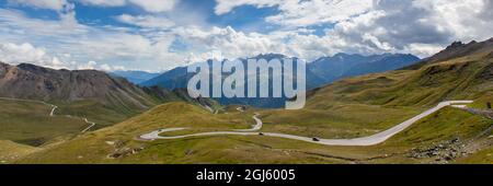 Route alpine de Grossglockner en Autriche Banque D'Images