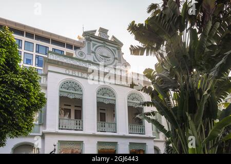 Thaïlande, Bangkok. Riverside, Hôtel Mandarin Oriental, aile de l'auteur. Banque D'Images