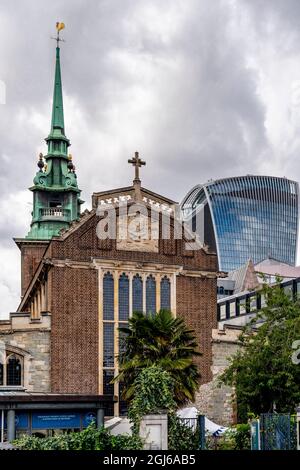 All Hows by the Tower, Anglican Church, Londres, Royaume-Uni. Banque D'Images