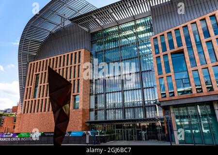 The Francis Crick Institute Building, Londres, Royaume-Uni. Banque D'Images