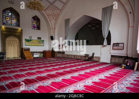 Arménie, Erevan. L'intérieur de la Mosquée bleue, XVIIIe siècle. Banque D'Images