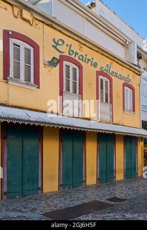 Caraïbes, Antilles françaises, Île de la Martinique (français). Alexander Book Store, 29 rue de la République à fort de France. Banque D'Images