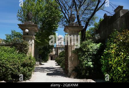 Le Monastère Saint-Paul de Mausole à Saint-Remy-de-Provence. L'asile où Van Gogh a peint Starry Night et beaucoup de ses œuvres Banque D'Images