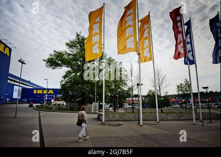 Un magasin IKEA à Kungens Kurva au sud de Stockholm. Banque D'Images