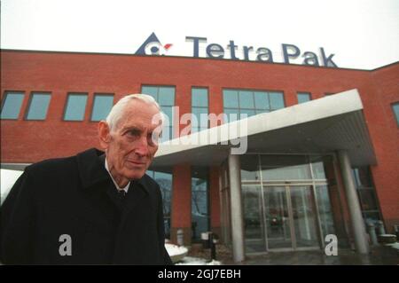 Gad Rausing (1922-2000), archéologue et industriel, de 1954, impliqué dans la gestion de Tetra Pak. Gad Rausing est le fils aîné de Ruben Rausing, fondateur de Tetra Pak. Photo: Jonas Lemberg / SCANPIX code 4660 Banque D'Images