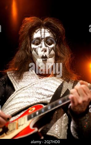 DOSSIER DE STOCKHOLM 1996-12-06 Rock Group Kiss en concert au Globe Arena, Stockholm. Image : ACE librement. Foto: Fredrik Sandberg / SCANPIX Code: 71420 Banque D'Images