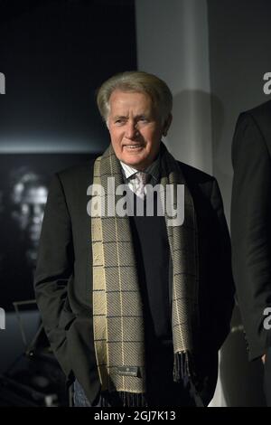 STOCKHOLM 20121025 l'acteur américain Martin Sheen assiste à une conférence de presse à Fotografiska à Stockholm pour le projet ¨ Speak Truth to Power. Il y a lieu d'entretiens que Kerry, fille de Robert Kennedy, a tenus avec des défenseurs des droits de l'homme du monde entier, certains connus et d'autres moins connus. Cette documentation a donné lieu à un livre, une exposition de photos, un théâtre et du matériel pédagogique pour les écoles. Foto: Janerik Henriksson / SCANPIX / Kod 10010 Banque D'Images