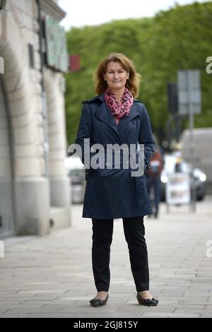 STOCKHOLM 20130521 Viveca Sten, auteur suédois du crime. Foto: Janerik Henriksson / SCANPIX / Kod 10010 Banque D'Images