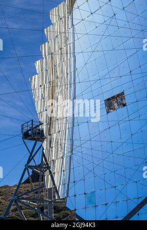 Espagne, Canaries, La Palma Island, parc national Caldera de Taburiente national park, Roque de los Muchachos Observatory, le Florian Goebel MA Banque D'Images