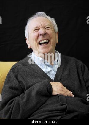 Un fichier photo du poète suédois et lauréat du prix Nobel de littérature Tomas Transtromer qui est décédé à l'âge de 83 ans. Tomas Transtromer, auteur et poète suédois Foto: Louise Billgert / SCANPIX / Kod: 75760 ref 276 Banque D'Images