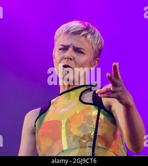 STOCKHOLM 2015-08-28 Robyn vit au festival Popaganda à Stockholm, Suède, le 28 août 2015. Photo: Maja Suslin / TT / Kod 10300 Banque D'Images