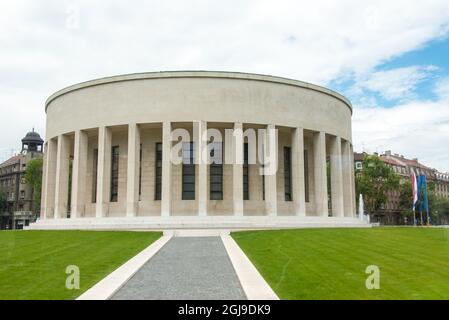 Croatie, Zagreb. Pavillon Mestrovic Maison des artistes croates située sur la place des victimes du fascisme Banque D'Images