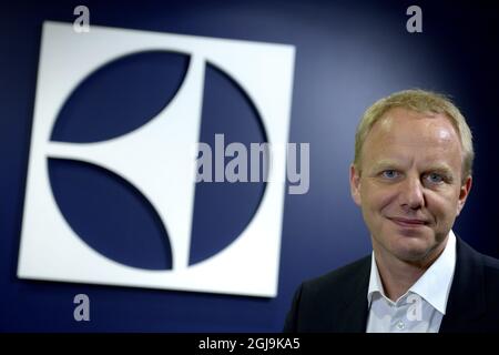 Jonas Samuelson, responsable de Major Appliances Europe, Moyen-Orient et Afrique chez le producteur d'appareils ménagers Electrolux, a photographié à Stockholm, en Suède, le 11 janvier 2016. Electrolux a déclaré lundi que Samuelson a été nommé nouveau Président-Directeur général d'Electrolux à compter du 1er février 2016. Photo: Janerik Henriksson / TT / Kod 10010 Banque D'Images