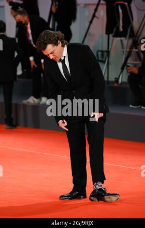 Emile Hirsch assiste au tapis rouge du film « Halloween Kills » lors du 78e Festival International du film de Venise le 08 septembre 2021 à Venise, Banque D'Images