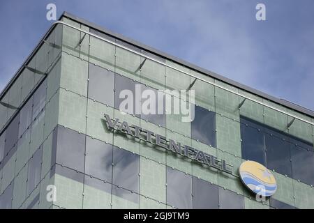 STOCKHOLM 2016-04-18 le siège social du géant suédois de l'énergie Vattenfall à Stockholm, Suède, le 18 avril 2016.Vattenfall vend des mines de charbon brun en Allemagne à la société tchèque EPH la société a informé lundi. Foto Pontus Lundahl / TT Kod 10050 Banque D'Images