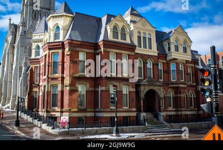 Glebe House Banque D'Images