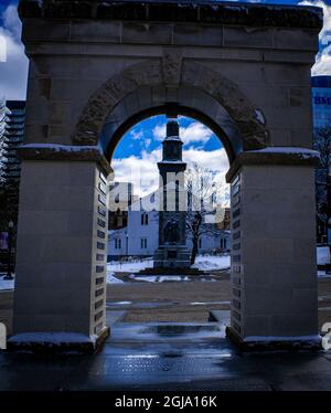 Lieu historique national du Canada de l’Église anglicane Saint-Paul Banque D'Images