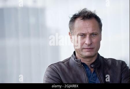 Photo du dossier en date du 14 septembre 2009 de l'acteur suédois Michael Nyqvist à Stockholm. Nyqvist est décédé le mardi 27 juin 2017, sa famille a déclaré à l'agence de presse TT. Il a été plus reconnu internationalement pour son rôle dans la célèbre série du Millénaire comme Mikael Blomkvist. Foto: Fredrik Sandberg / SCANPIX / Kod 10080 Banque D'Images