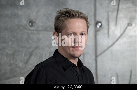 COPENHAGUE 2017-12-06 l'acteur danois Thure Lindhardt est vu lors d'une réunion de presse avant le début de la quatrième saison de la série télévisée danoise-suédoise 'Bron 4' (le pont) à Copenhague. Danemark, mercredi. Foto: Johan Nilsson / TT / Kod 50090 Banque D'Images