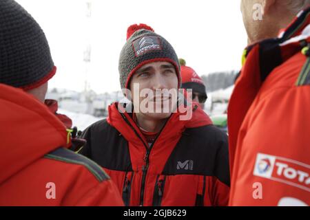 Craig Breen d'Eire lors d'une escale le jour 3 du Rally Sweden 2018 dans le cadre du Championnat du monde de rallye (WRC) à Torsby, Suède, 17 février 2018. Photo: Micke Fransson / TT / Kod 61460 Banque D'Images