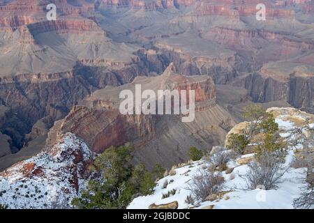 Powell Point, Parc National Du Grand Canyon, Arizona, États-Unis Banque D'Images