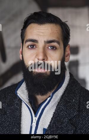 STOCKHOLM 20190130 Ardalan Esmaili, acteur suédois-iranien. Il est l'un des dix acteurs présentés comme le tournage Star 2019 par European film Promotions. Photo: Stina Stjernkvist / TT Kod 11610 Banque D'Images