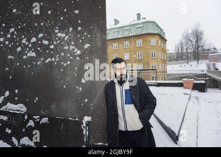 STOCKHOLM 20190130 Ardalan Esmaili, acteur suédois-iranien. Il est l'un des dix acteurs présentés comme le tournage Star 2019 par European film Promotions. Photo: Stina Stjernkvist / TT Kod 11610 Banque D'Images
