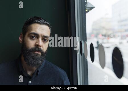 STOCKHOLM 20190130 Ardalan Esmaili, acteur suédois-iranien. Il est l'un des dix acteurs présentés comme le tournage Star 2019 par European film Promotions. Photo: Stina Stjernkvist / TT Kod 11610 Banque D'Images