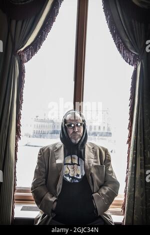 Julian Schnabel, artiste américain, réalisateur, écrivain, réalisateur du film Van Gogh-fils "à la porte d'Eternity" Foto: Anette Nantell / DN / TT / Kod: 3500 Banque D'Images