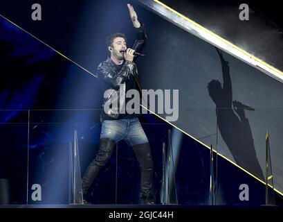 Darude est un exploit. Sebastian Rejman de Finlande se produit lors de la répétition avant la demi-finale 1 du Concours Eurovision de la chanson 2019 à tel Aviv, Israël, le 113 mai 2019 Foto: Henrik Montgomery / TT Kod 10066 Banque D'Images
