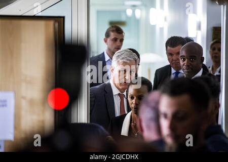 Robert C. O'Brien, envoyé spécial ambassadeur, arrive au tribunal de district de Stockholm, le 30 juillet 2019. LE rappeur AMÉRICAIN ASAP Rocky comparaît devant un tribunal de Stockholm le 30 juillet 2019 pour faire face à des accusations d'agression, au cours d'une bagarre de rue en juin. (C) LORENTZ-ALLARD ROBIN / AFTONBLADET / TT * * EXPRESSEN OUT * * AFTONBLADET / 85392 Banque D'Images