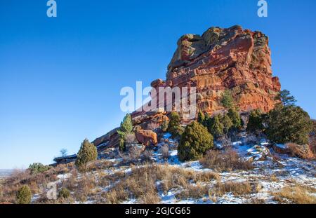 Red Rocks Park, Colorado. Banque D'Images