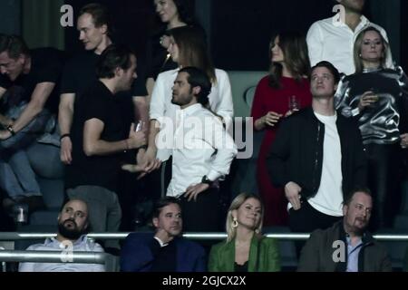 Le Prince Carl Philip et la princesse Sofia au concert hommage à l'Avicii pour la sensibilisation à la santé mentale à l'aréna Friends à Stockholm, en Suède, le 05 décembre 2019. Photo: Erik Simander / TT code 11720 Banque D'Images