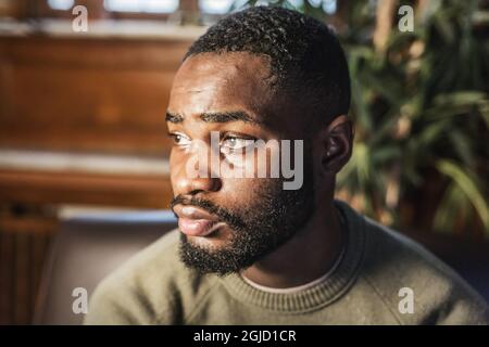 L'artiste britannique Dave Orabosa Omoregie et acteur de la série Netflix 'Top boy' Foto: Veronica Johansson / SVD / TT / Kod: Banque D'Images