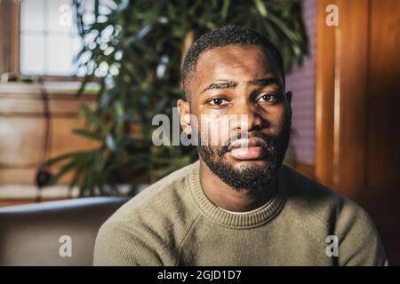 L'artiste britannique Dave Orabosa Omoregie et acteur de la série Netflix 'Top boy' Foto: Veronica Johansson / SVD / TT / Kod: Banque D'Images