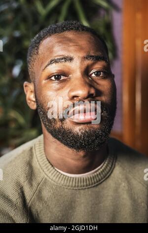 L'artiste britannique Dave Orabosa Omoregie et acteur de la série Netflix 'Top boy' Foto: Veronica Johansson / SVD / TT / Kod: Banque D'Images