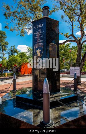 Little Havana est cubaine de Miami, Miami, Floride. (Usage éditorial uniquement) Banque D'Images