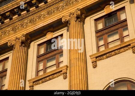 Etats-Unis, Géorgie, Savannah. Temple du Rite écossais. Banque D'Images