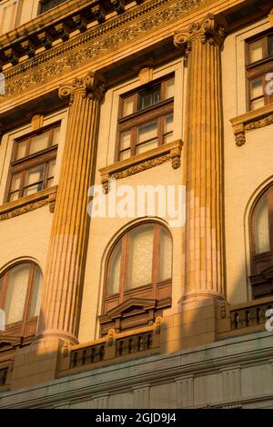 Etats-Unis, Géorgie, Savannah. Temple du Rite écossais. Banque D'Images
