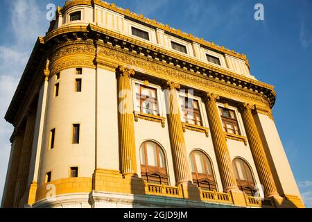 Etats-Unis, Géorgie, Savannah. Temple du Rite écossais. Banque D'Images