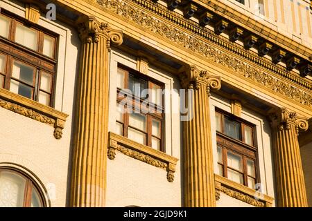 Etats-Unis, Géorgie, Savannah. Temple du Rite écossais. Banque D'Images