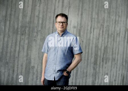 Peter Sjolund, généalogiste et expert en ADN, a aidé la police à résoudre les doubles meurtres d'un garçon de 8 ans et d'une femme de 56 ans dans Linkoping en 2004 en utilisant des bases de données généalogiques commerciales et de l'ADN. Photo: Tapis Andersson / TT code 62210 Banque D'Images