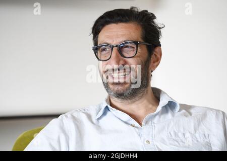 L'acteur suédois tarit des tarifs à Stockholm le 03 août 2020. Photo: Henrik Montgomery / TT code 10060 Banque D'Images