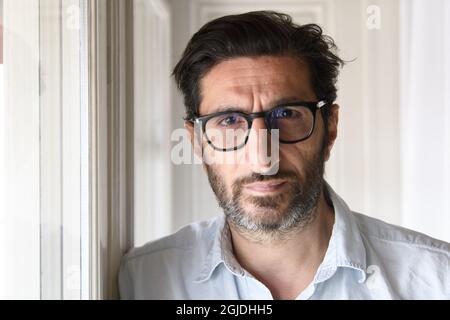 L'acteur suédois tarit des tarifs à Stockholm le 03 août 2020. Photo: Henrik Montgomery / TT code 10060 Banque D'Images